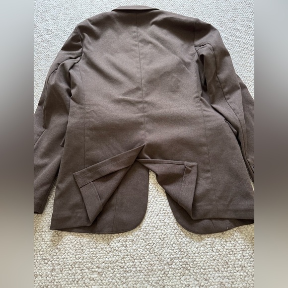 Muji Men's Stretch Brushed Jacket, Brown, XS - Picture 3 of 13